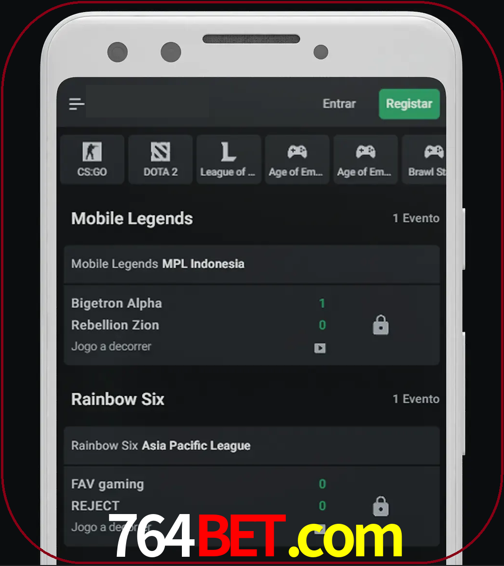 Esportes permitem apostar nos maiores torneios.