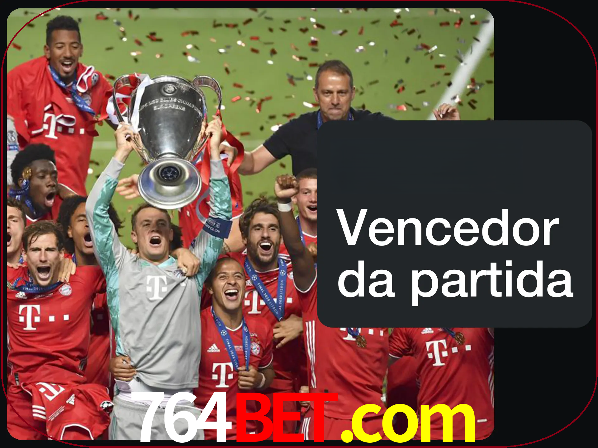 Aposte no vencedor e ganhe uma grande quantia de dinheiro.