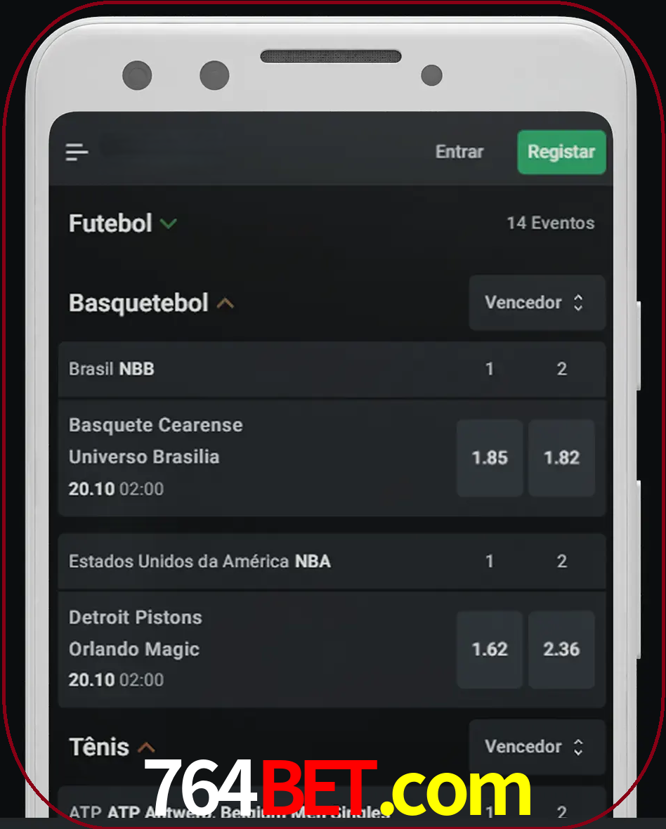 Aposte e assista aos esportes em formato ao vivo.
