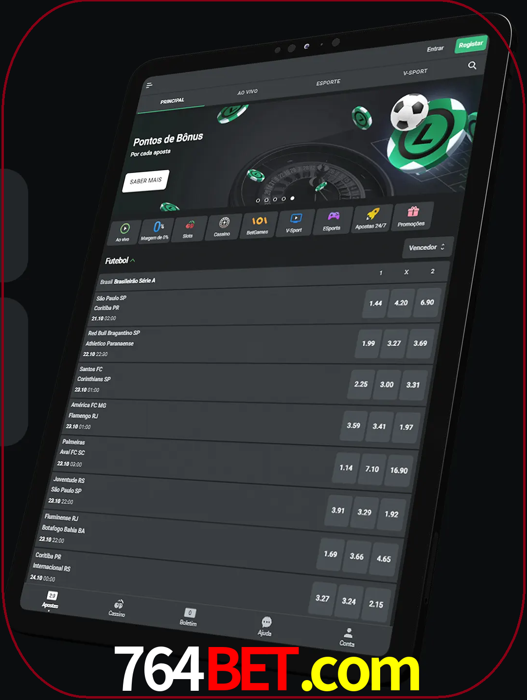 Você pode usar a versão do website em qualquer dispositivo.