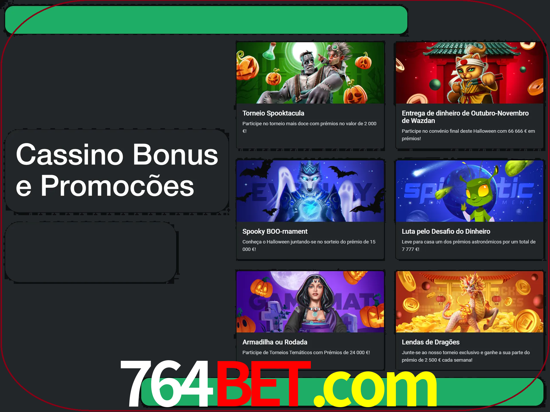 Verifique se há novos bônus de cassino para reivindicar.