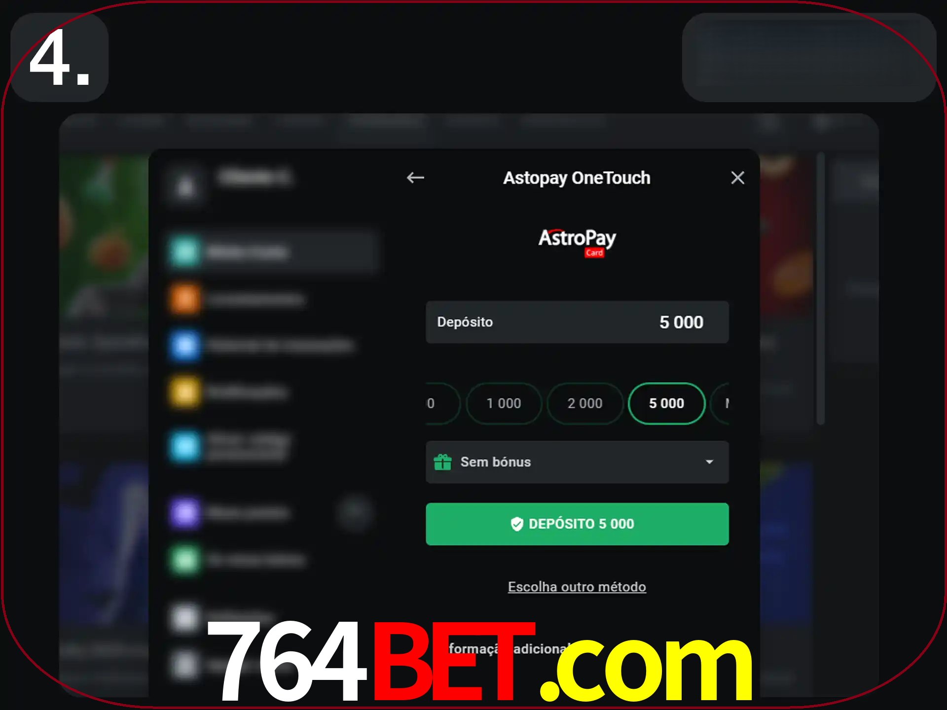 Preencha todos os seus dados nos campos.