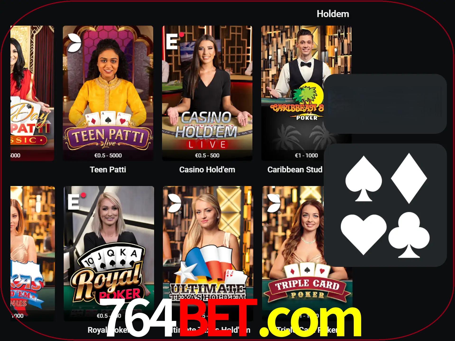 Ganhe todos os prêmios jogando pôquer.